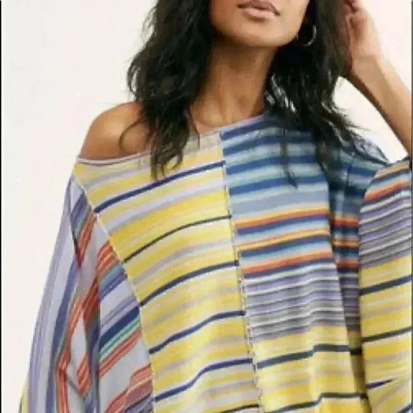 Free People Poncho Pullover Drawstring - Picture 1 of 1